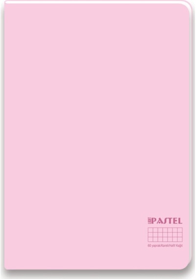 Pastel Light A4 60 Yaprak Çizgisiz Defter 6 Adet