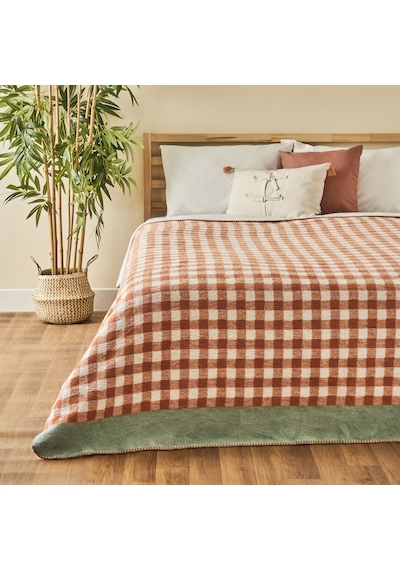Bella Maison Pavia Çift Kişilik Pamuklu Battaniye 180 x 220 CM Çok Renkli