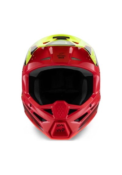 Alpinestars Sm3 Youth Fray Off-road Çocuk Genç Motosiklet Kaskı Kırmızı Sarı