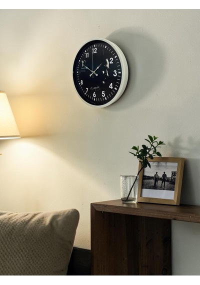 Büro Ev Ofis Dekoru İçin 36cm Krem Işıltılı Ulu Önder Atatürk Tema Duvar Saati Diğer