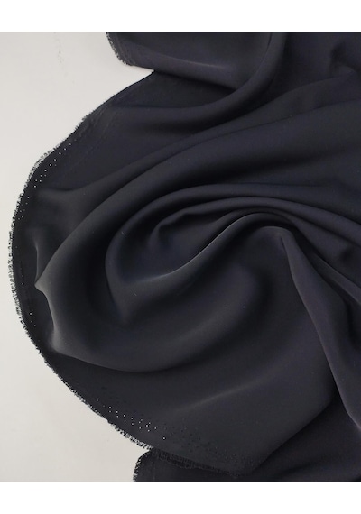 Siyah Renkte Sentetik Astarlık Kumaş En: 145cm-10918 Siyah