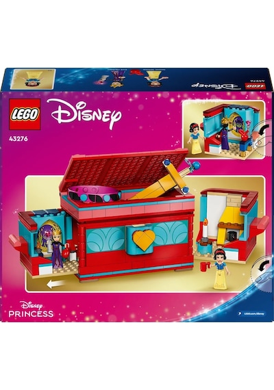 LEGO® │ Disney Pamuk Prenses’in Takı Kutusu 43276 - 6 Yaş & Üzeri Çocuklar için Yaratıcı Oyuncak Yapım Seti (358 Parça)