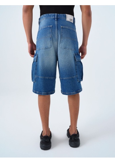 LOFT Baggy Fit Erkek Şort Lf2039608 Q1.v1 Denim