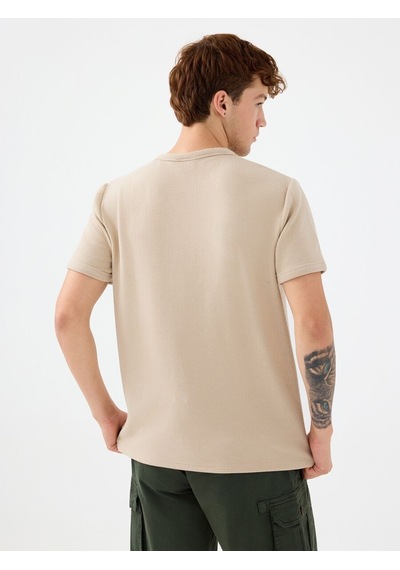 LOFT Regular Fit Erkek Tshirt K.kol Lf2038593 Q1.v1 Taş