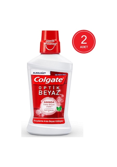 Colgate Optik Beyaz Ağız Bakım Suyu 2 x 500 ML