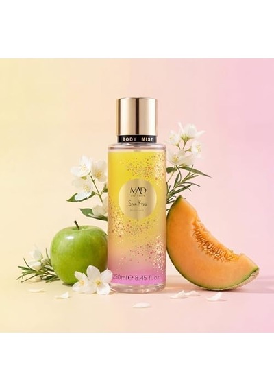 Mad Sun Kiss Body Mist 250 Ml Bergamot, Manolya Ve Vanilya İle Çiçeksi, Ferah Ve Canlandırıcı Kadın Vücut Spreyi