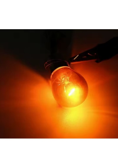 2 Adet 12v P21/5w Çift Duy Yakın Tırnak Amber Diadem Chrome Ampul Baz15d