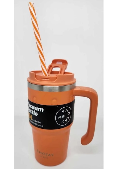 Shotay Termos Bardak Seyahat Ve Outdoor 650 ML Turuncu