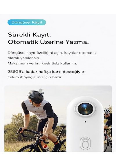 Bubitechh H88 1080p Wifi Mini Aksiyon Kamera 30m Su Geçirmez Manyetik Body Cam 120 Geniş Açı 32gb Kart Dahil Type-c Siyah