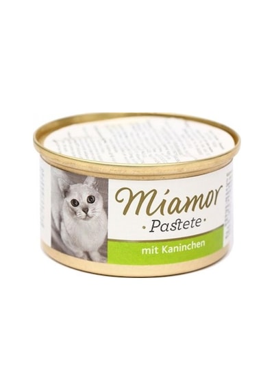 Miamor Pastete Tavşan Etli Konserve Yetişkin Kedi Maması 85 G
