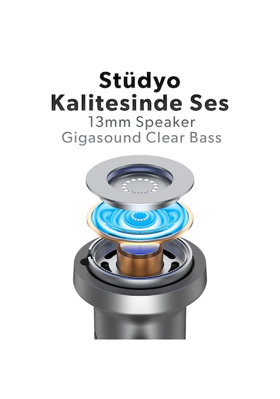 Woyax Mikrofonlu Kablolu Kulak İçi Type-c Kulaklık Silikonlu Mıknatıslı Güçlü Bass İphone Android Telefon Tablet Laptop Uyumlu Wy-ec03