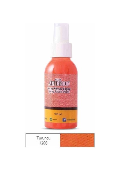 Artdeco Sprey Kumaş Boyası Turuncu 1203 100 Ml