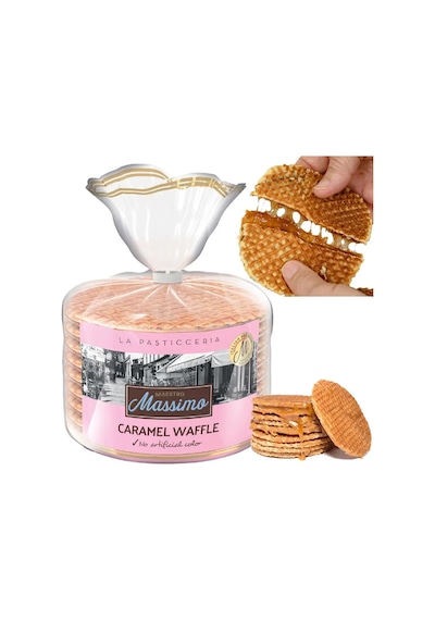 Maestro Massimo Caramel Waffle 252 Gr 2 Li