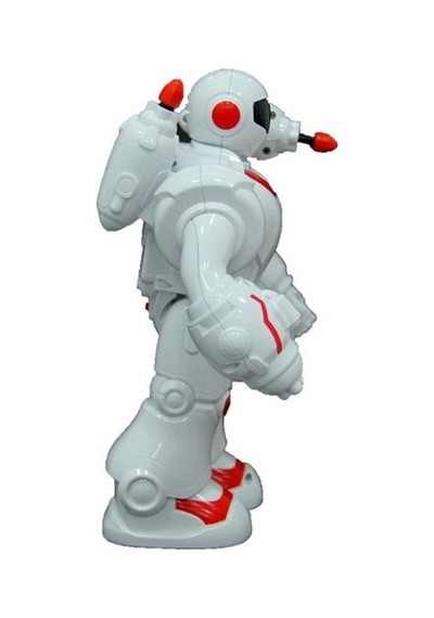 Sesli Ve Işıklı Savaş Robotu Kırmızı