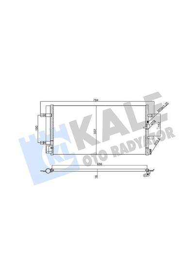 Kale 357770 Kondenser A6 A7 Avant-quattra 15-18 4g0260403q-8kd260401e-8kd260401f -