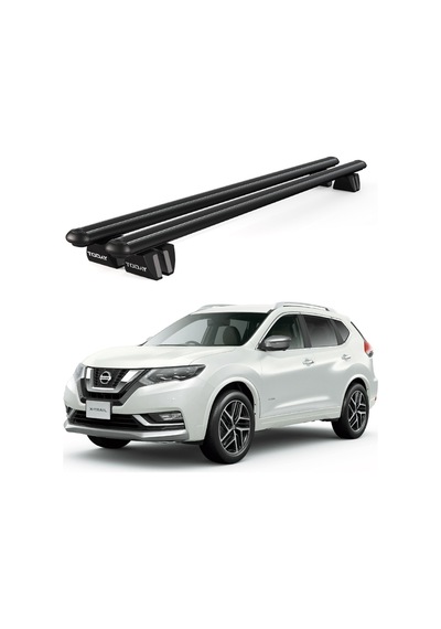 Pençe Nissan X-trail 2014-2022 Uyumlu Siyah Ara Atkı Port Bagaj Tavan Barı