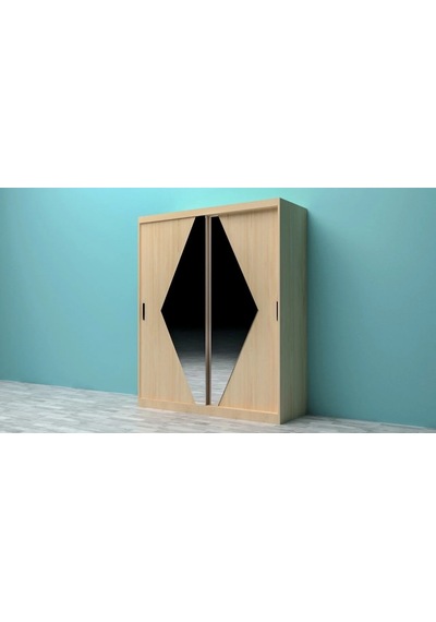 Bahar Sürgülü Gardırop Suntalam Sis Gri