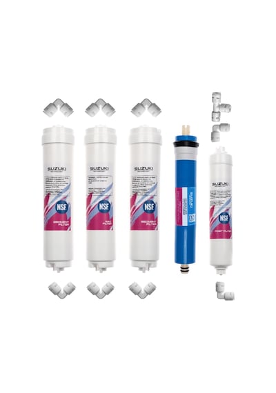 Suzukı Technology Kapalı Kasa Su Arıtma Cihazı Tam Set (5 Filtre)