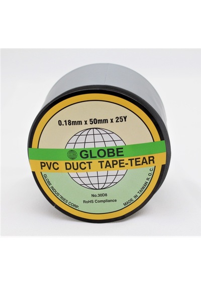 Globe Duct Tape "0.18x50x25yards" Gri