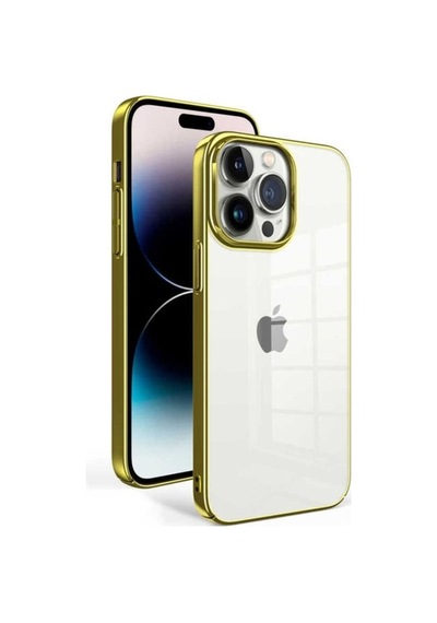 Apple Uyumlu iPhone 14 Pro Kılıf Zore Sun Kapak Gold