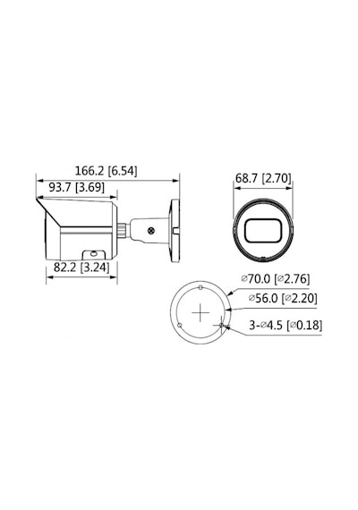 DAHUA 2MP IPC-HFW1230S-S-0280B-S4 2.8MM BULLET IP KAMERA