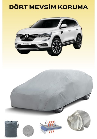 Renault Koleos Uyumlu Araba Brandası, Oto Branda, Araba Çadırı, Su-güneş Geçirmez Gri
