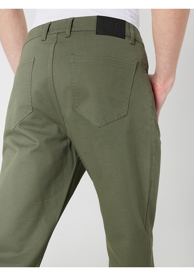 Regular Fit Erkek Pantolon Haki