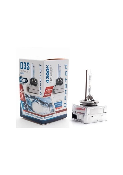 PHOTON D3S 4300K XENON AMPÜL +%50 FAZLA IŞIK (2 ADET)