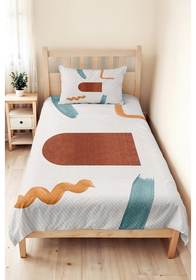 Geometrik Bej Genç Odası Tek Kişilik Pike Takımı - Turkuaz Kiremit 160x220 Cm Kapitone Yatak Örtüsü Narin Zeytinlik Zemini Geometrik Bej Genç Odası Tek Kişilik Pike Takımı - Turkuaz Kiremit 160x220 Cm Kapitone Yatak Örtüsü Narin Zeytinlik Zemini
