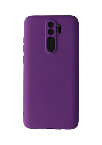 Xiaomi Redmi Note 8 Pro Kılıf First Silikon - Mor -