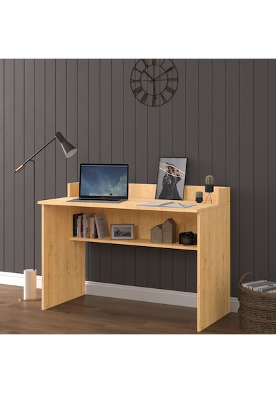 Asra Trend Çalışma Masası ÇM-01 %100 MDF Bilgisayar Masası Safir Meşe