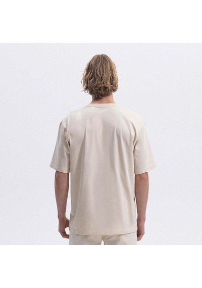 Ellesse Em391-ecr Bisiklet Yaka Erkek T-shirt - Bej