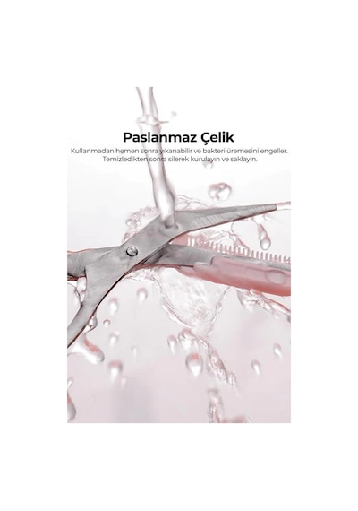 Taraklı Kaş Makası Kaş Düzeltme Makası Kaş Kısaltma Makası Ergonomik Tasarım Taraklı Makas