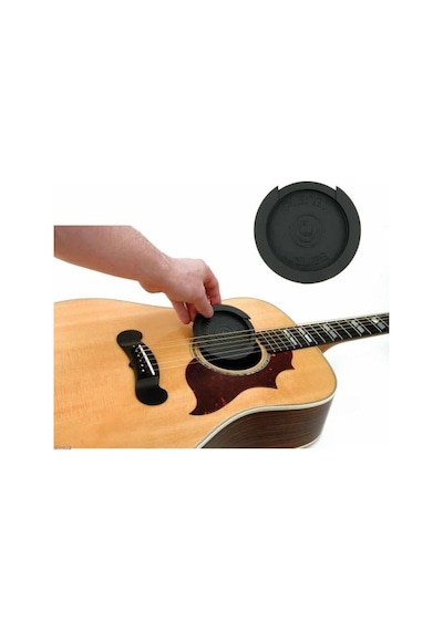 Planet Waves Pwsh01 Screeching Halt Ses Deliği Kapağı Aksesuar Akustik-elektro Gitarlarda İstenmeyen Geri Beslemeyi Feedback Önleyen Yumuşak Termoplastik Yapı