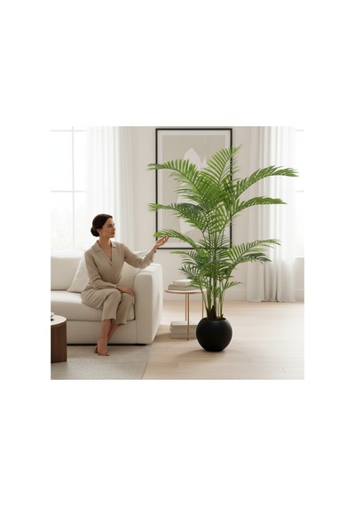 150 Cm Yapay Areka Dekoratif Ağaç Çok Renkli
