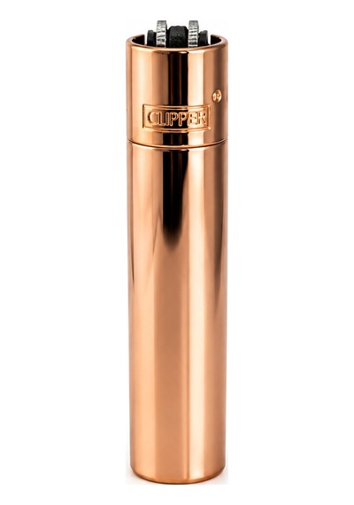 Clipper Desenli Metal Gaz Dolumlu Çakmak Özel Kutulu Premium Model Sarı