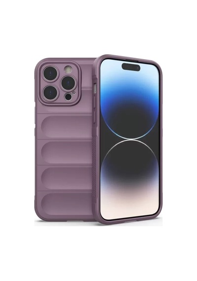 Newface Apple İphone 15 Pro Max Kılıf Optimum Silikon - Mor