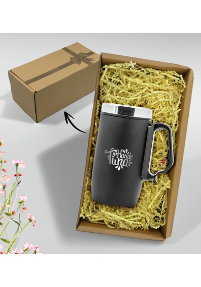 Bk Gift Kişiye Özel Hediye Kutulu 5304 Siyah Çelik Termos Bardak 240 Ml Kobitmeyencom33455 Bk Gift Renkli