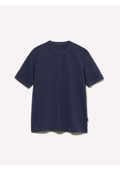 %100 Pamuk Bisiklet Yaka Regular Fit T-shirt Erkek Lacivert T-shirt - 325p3089s104j
