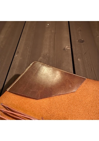 Guizzmo A5 Deri Defter Kılıfı, Kahverengi, El Yapımı, 3 Lastikli, 6 Deftere Kadar Kullanım, Kişiselleştirilebili 0.75 LT - 2.5 LT - 12 KG