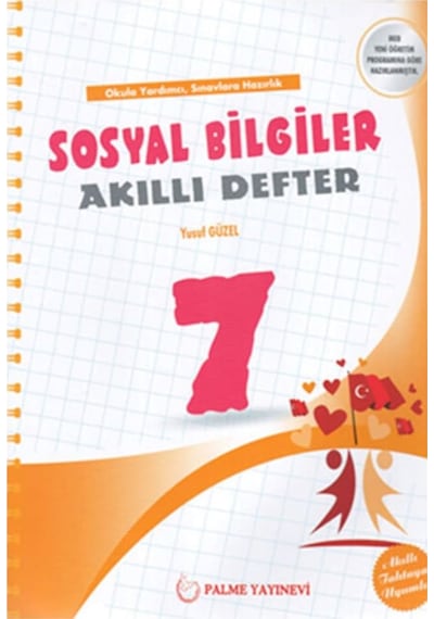 7 Sınıf Sosyal Bilgiler Akıllı Defter Palme Yay