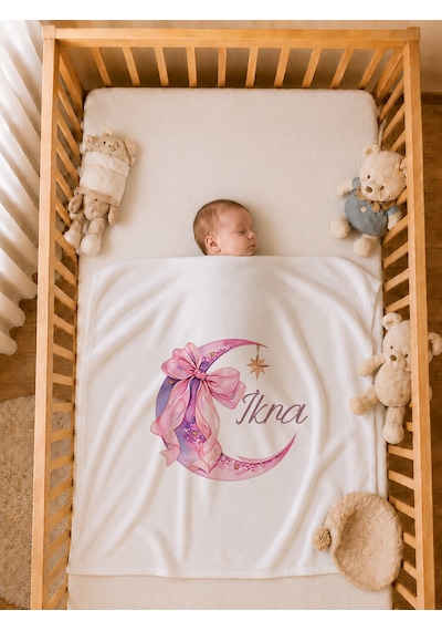 Pia Baby Kız Bebek 4 Parça Tulum Seti %100 Pamuk İsim Baskılı Kişiye Özel Hastane Çıkışı Battaniyeli 1068bt3x Ekru
