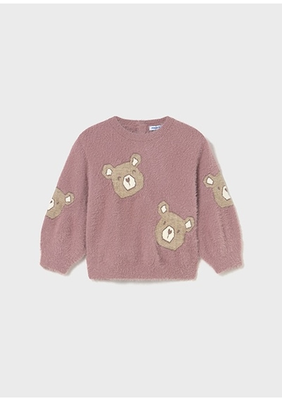 Mayoral Pembe Kız Bebek Kürklü Kazak 2356 Pembe