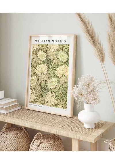 Çerçevesiz Poster William Morris Kasımpatı Deseni