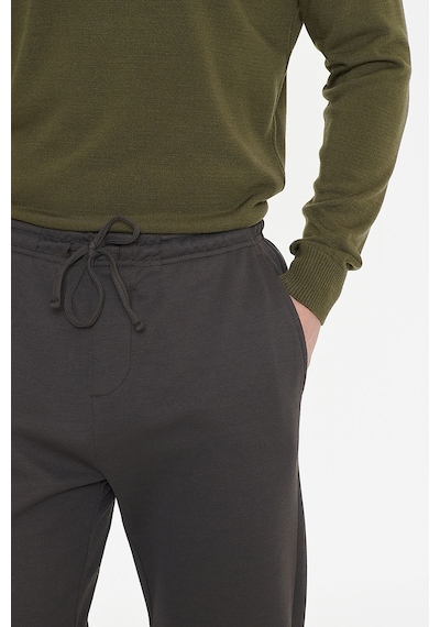 AC&Co / Altınyıldız Classics Erkek Kahverengı Pamuklu Standart Fit Normal Kesim Beli Lastikli Diagonal Desenli Örme Pantolon Kahverengi AC&Co / Altınyıldız Classics Erkek Kahverengı Pamuklu Standart Fit Normal Kesim Beli Lastikli Diagonal Desenli Örme Pantolon Kahverengi