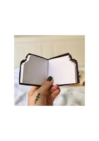 Kokulu Defter, Çikolata Şeklinde Tasarım, Eğlenceli Kullanım 124-Pembe