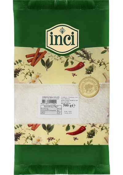 İNCİ BAHARAT HİNDİSTAN CEVİZİ 500GR