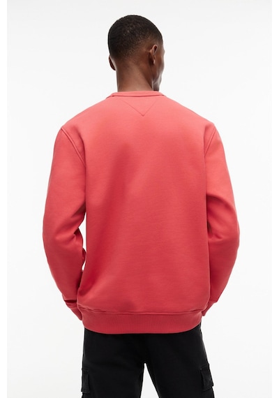 Tommy Jeans Tjm Regular Badge Crew Ext Kırmızı Erkek Sweatshirt-16426