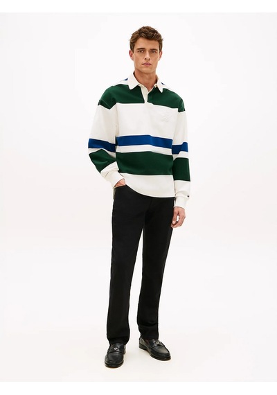 Tommy Hilfiger Mw0mw42621 Slim Straight Denton Stay Erkek Denim Pantolon Siyah