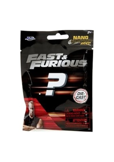 253201008 Fast Furious Blind Nano Figür Sürpriz Paket 1 Adet Sürpriz Araba İçerir